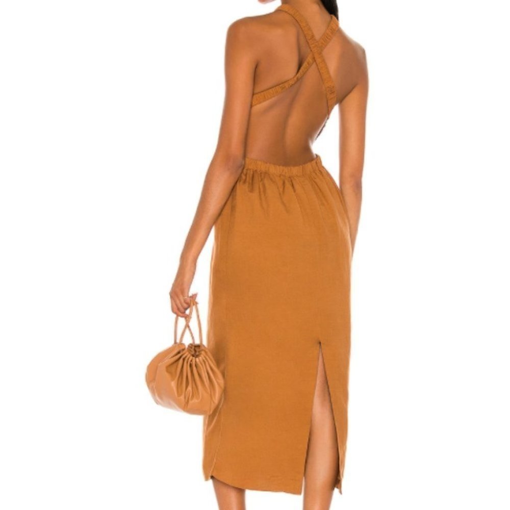 Bardot Grecian Amara Halter Midi Dress (10) - Picture 2 of 14